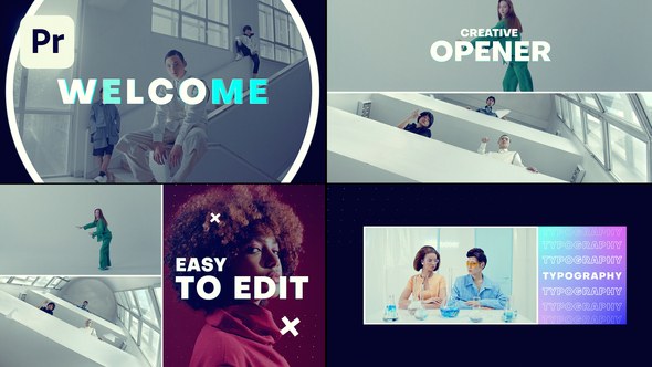 Opener Creative Opener Premiere Pro template preview