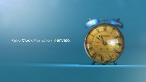 Videohive Realistic Clock Logo Logo Stings template preview