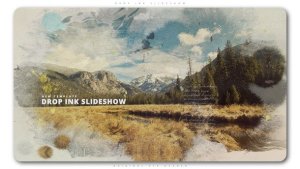 Videohive Drop Ink Slideshow Openers template preview