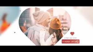 Videohive Our First Valentine's Day Video Displays template preview