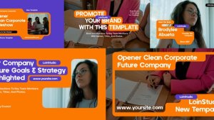 Videohive Clean Corporate Slideshow 53214675 Openers template preview