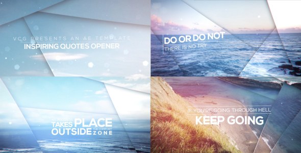 Inspiring Promo Video Displays template preview