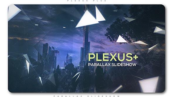 Videohive Plexus Plus Parallax Slideshow Openers template preview
