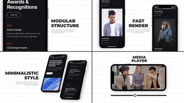 Videohive White App Promo 33760228 Product Promo template preview