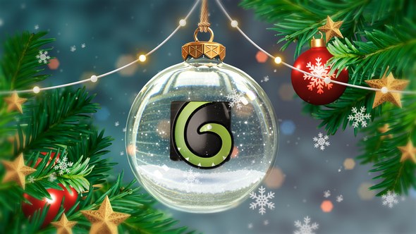 Videohive Snow Globe Logo Reveal Logo Stings template preview