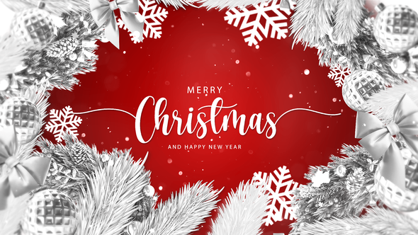 Videohive Christmas Text Logo Reveal 35302582 Titles template preview