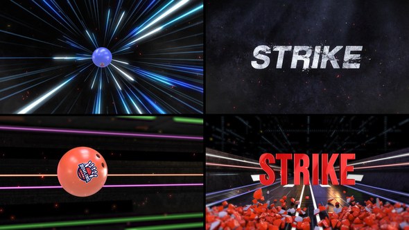 Videohive Bowling Bumper 3 (2 Bumpers) Logo Stings template preview