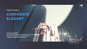 Modern Corporate Slideshow Video Displays template preview
