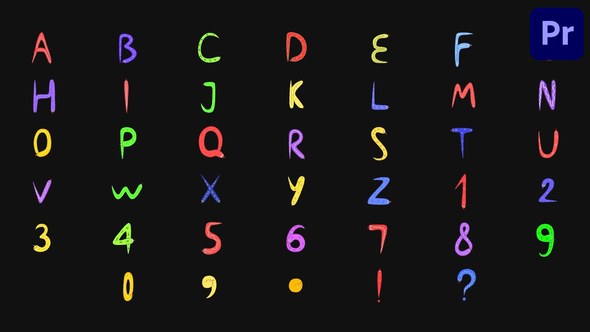 Characters Snake Alphabet | Premiere Pro MOGRT Premiere Pro template preview