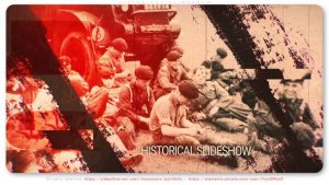 Videohive Historical Slideshow 56342310 Video Displays template preview