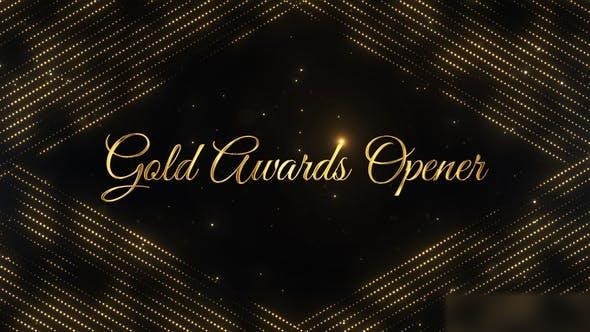 Videohive Golden Awards Opener 51772035 Openers template preview