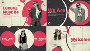 Stylish Fashion Promo Premiere Pro template preview