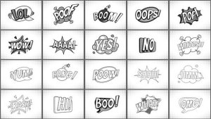 Videohive Comic Titles Black And White || After Effects Titles template preview