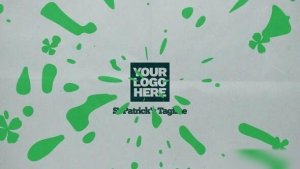 Videohive St Patrick's Day - Ink Logo Reveal Logo Stings template preview