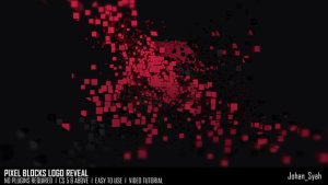 Videohive Pixel Blocks Logo Reveal 54186619 Logo Stings template preview