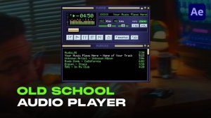 Videohive Audio Visualizer | Old School Player Elements template preview