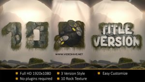 Videohive Moss Grass Stone Countdown Elements template preview
