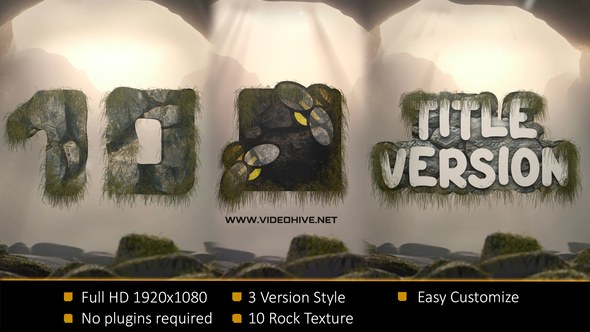Videohive Moss Grass Stone Countdown Elements template preview