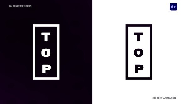 Videohive Big Text Animation | AE 60706667 Titles template preview