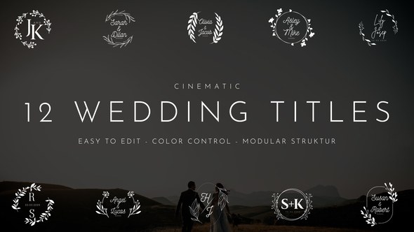 Videohive Wedding Titles 57929411 Openers template preview