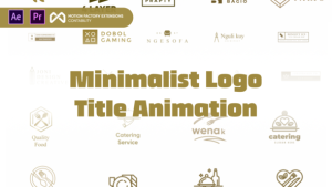 Videohive Minimalist Logo Title Animation Kit Logo Stings template preview