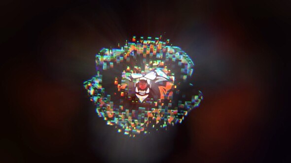 Videohive Pixel Scan Logo Reveal 53023655 Logo Stings template preview