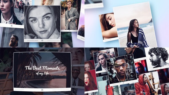 Videohive Moments Photo Slideshow 24213612 Video Displays template preview