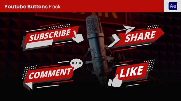 Videohive Youtube Button Pack Elements template preview