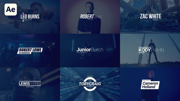 Videohive Creative Titles Typography Titles template preview