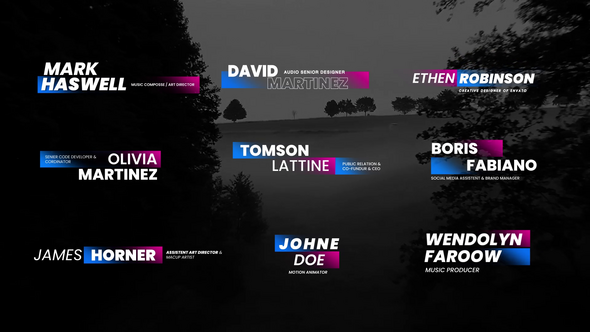 Videohive Modern Lower Thirds 56605212 Elements template preview