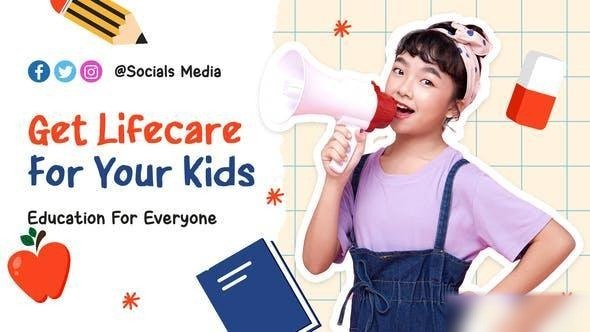 Videohive Kids Education Study Promo 50895846 Openers template preview