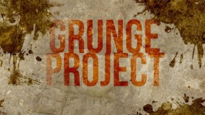 Grunge Project Video Displays template preview