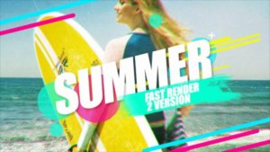 Summer Openers Video Displays template preview