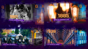 Videohive Digital History Video Displays template preview