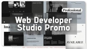 Videohive Web Developer Studio Promo Openers template preview