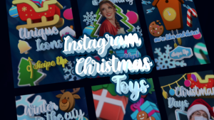 Instagram Christmas Toys – 3D Icons & Vertical Holiday Stories for Christmas and New Year Video Displays template preview
