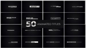 Videohive Animated Titles 38182063 Titles template preview