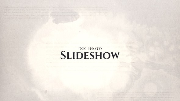 Videohive Ink Photo Slideshow 22987806 Openers template preview