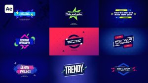 Videohive Color Titles 56879538 Titles template preview