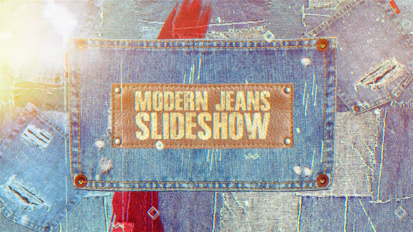 Videohive Jeans Slideshow Video Displays template preview