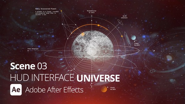 Videohive HUD Interface Universe 03 Ae Infographics template preview