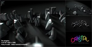 Videohive 3D Crystal Build Logo Logo Stings template preview