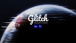 Videohive Glitch Transitions 43239710 Elements template preview