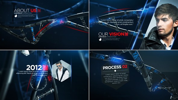 Videohive Techno Corporate Openers template preview