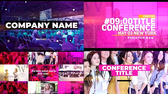 Event Opener Video Displays template preview