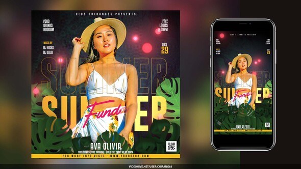 Videohive Night Club Flyer Stories v22 Openers template preview