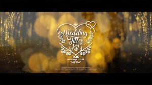 Wedding Titles Kit - 100 Titles Video Displays template preview