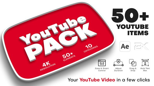 Videohive YouTube Pack 27539966 Broadcast-packages template preview