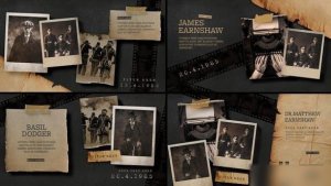 Videohive Vintage Documentary Slideshow Video Template Openers template preview