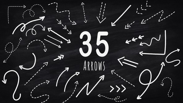 Videohive Hand Drawn Elements / Arrows Pack Elements template preview